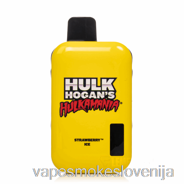 Vape Za Enkratno Uporabo Hulk Hogan Hulkamania 8000 Za Enkratno Uporabo Jagodni Led